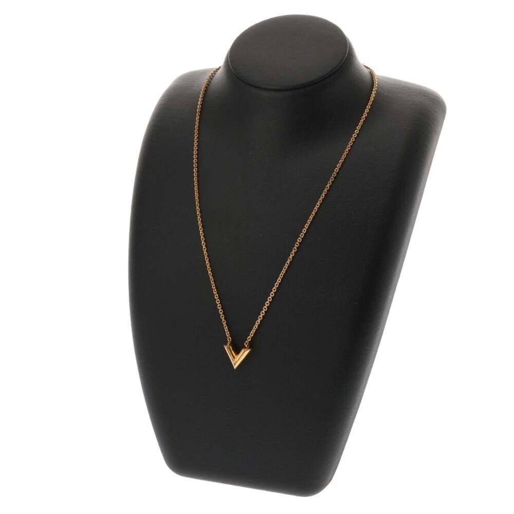 LOUIS VUITTON Gold Necklace - Picture 8 of 8